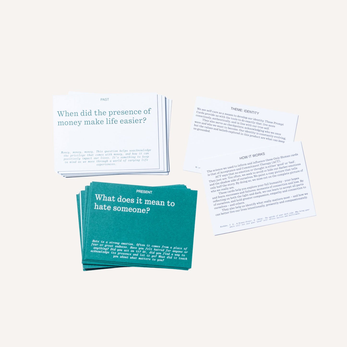 Only Human Prompt Cards